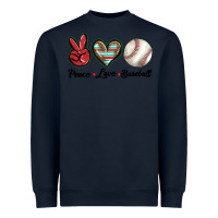 Navy peace love west Heavyweight Sweatshirt - BarkalooDesign
