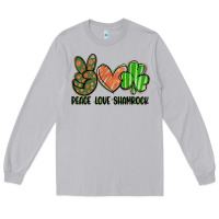 Moon Dust peace love shamrock Long Sleeve Tee - FaDigitalArtStudio