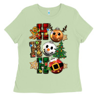 Matcha ho ho ho christmas Ladies Tee - CowGirlArtShop