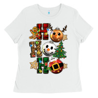 Ho Ho Ho Christmas Ladies Tee | Teevron
