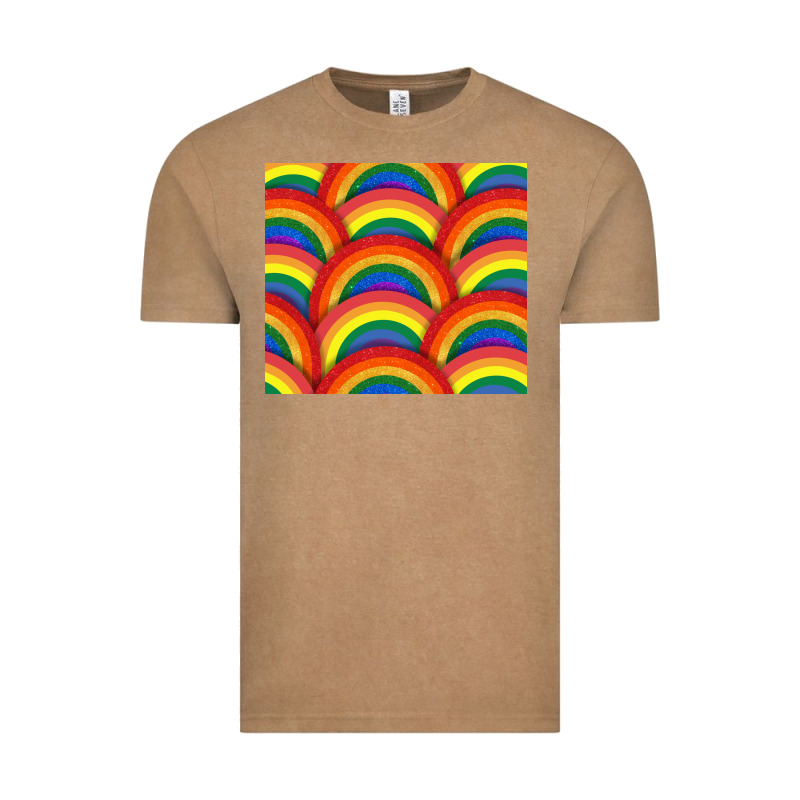 Pride Rainbow Glitter Tumbler Vintage Tee by FaDigitalArtStudio | Teevron