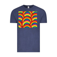 Vintage Denim Pride rainbow glitter tumbler Vintage Tee - FaDigitalArtStudio