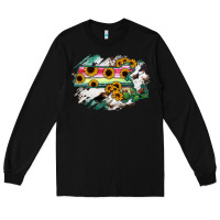 Black Massachusetts State Map Long Sleeve Tee - RanaPortraitStore