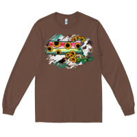 Chestnut Massachusetts State Map Long Sleeve Tee - RanaPortraitStore