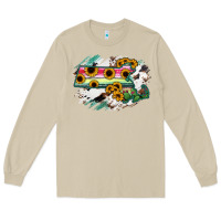 Mushroom Massachusetts State Map Long Sleeve Tee - RanaPortraitStore