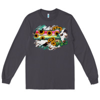 Smoke Massachusetts State Map Long Sleeve Tee - RanaPortraitStore