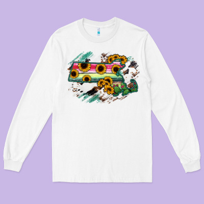 Massachusetts State Map Long Sleeve Tee Designed By Ranaportraitstore