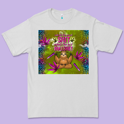 Inhale The Good Shit Exhale The Bad Bullshit Premium Tee Designed By Tumblerdesignbyshophia