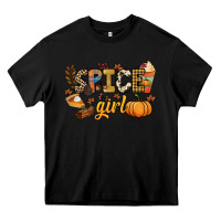 Black Spice girl Heavy Core Tee - NancyCooperArtShop