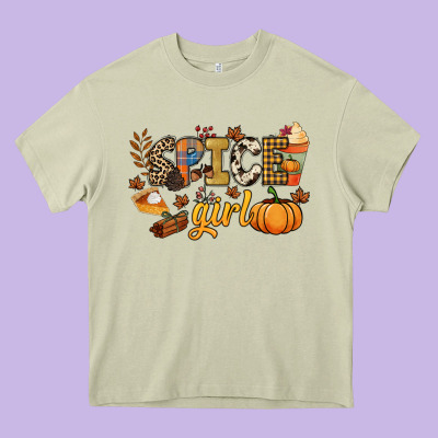 Spice Girl Heavy Core Tee Designed By Nancycooperartshop