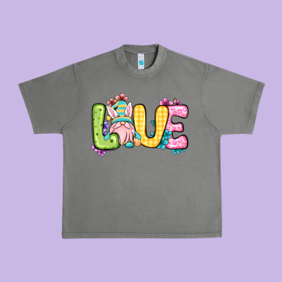 Easter Day Love Easter Gnome Urban Heavy Tee Designed By Oliviacreatesart