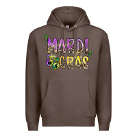 Coffee mardi gras Premium Hoodie - SublimationCraftShop