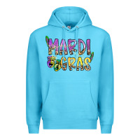 Ocean Blue mardi gras Premium Hoodie - SublimationCraftShop