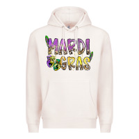 Pale Pink mardi gras Premium Hoodie - SublimationCraftShop