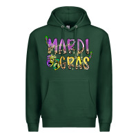Sports Green mardi gras Premium Hoodie - SublimationCraftShop