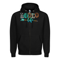 Black rodeo life with gemstone Zipper Hoodie - AdoDesignShop