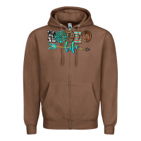 Chestnut rodeo life with gemstone Zipper Hoodie - AdoDesignShop