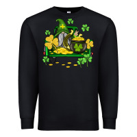 Black st patricks truck and gnome Premium Sweatshirt - AdoDesignShop