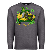 Charcoal Heather st patricks truck and gnome Premium Sweatshirt - AdoDesignShop