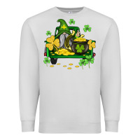 Dove Grey st patricks truck and gnome Premium Sweatshirt - AdoDesignShop