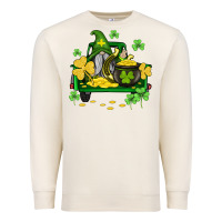 Sandshell st patricks truck and gnome Premium Sweatshirt - AdoDesignShop