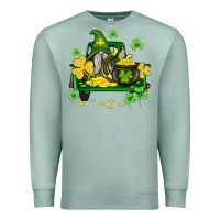 Seafoam st patricks truck and gnome Premium Sweatshirt - AdoDesignShop