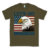Army Green american bald eagle let's go brandon Classic Tee - Jasminsmagicworld