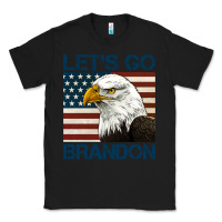 Black american bald eagle let's go brandon Classic Tee - Jasminsmagicworld