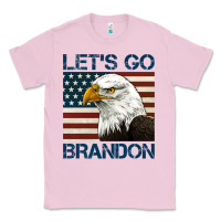 Bubblegum Pink american bald eagle let's go brandon Classic Tee - Jasminsmagicworld