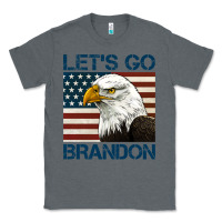 Charcoal Heather american bald eagle let's go brandon Classic Tee - Jasminsmagicworld