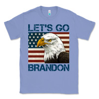 Colony Blue american bald eagle let's go brandon Classic Tee - Jasminsmagicworld