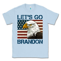 Dusty Blue american bald eagle let's go brandon Classic Tee - Jasminsmagicworld