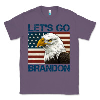 Lavender american bald eagle let's go brandon Classic Tee - Jasminsmagicworld