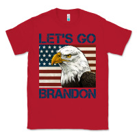 Red american bald eagle let's go brandon Classic Tee - Jasminsmagicworld