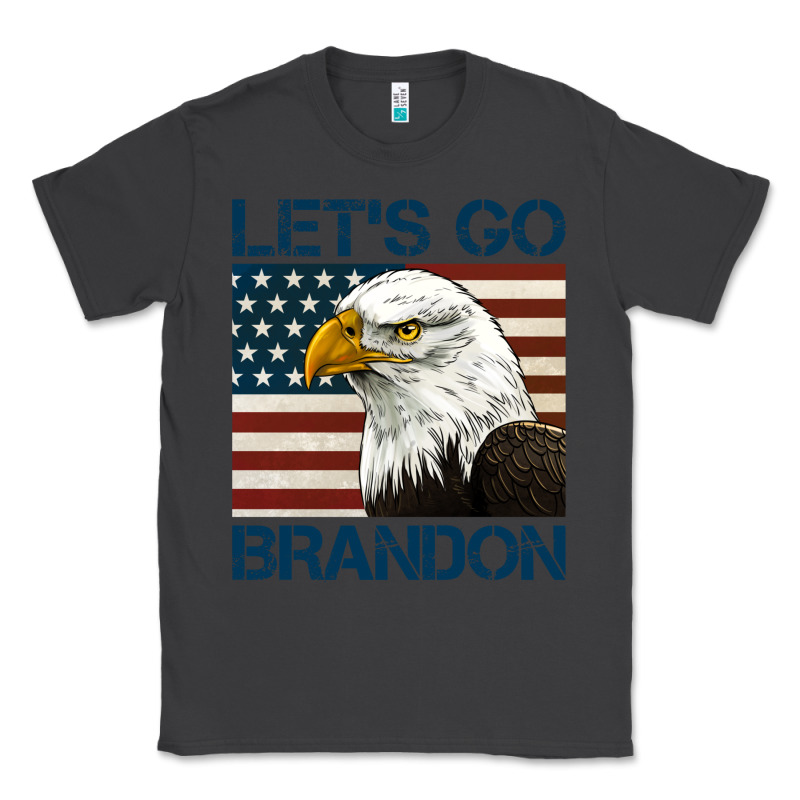 American Bald Eagle Let's Go Brandon Classic Tee by Jasminsmagicworld | Teevron