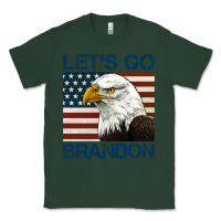 Sports Green american bald eagle let's go brandon Classic Tee - Jasminsmagicworld