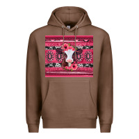 Chestnut pink gemstone baby calf western valentines day Premium Hoodie - Jasminsmagicworld