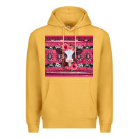 Mustard pink gemstone baby calf western valentines day Premium Hoodie - Jasminsmagicworld