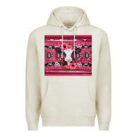 Oatmeal Heather pink gemstone baby calf western valentines day Premium Hoodie - Jasminsmagicworld