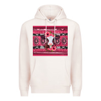 Pale Pink pink gemstone baby calf western valentines day Premium Hoodie - Jasminsmagicworld