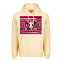 Pina Colada pink gemstone baby calf western valentines day Premium Hoodie - Jasminsmagicworld
