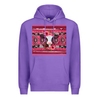 Purple pink gemstone baby calf western valentines day Premium Hoodie - Jasminsmagicworld