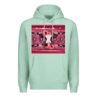 Seafoam pink gemstone baby calf western valentines day Premium Hoodie - Jasminsmagicworld