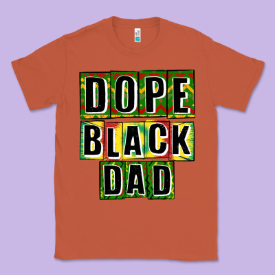 Dope Black Dad Classic Tee Designed By Cowgirlartshop