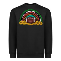 Black merry christmas sunflower rainbow Heavyweight Sweatshirt - BarkalooDesign