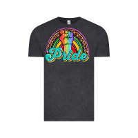 Vintage Black pride rainbow Vintage Tee - OliviaCreatesArt