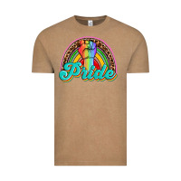 Vintage Coffee pride rainbow Vintage Tee - OliviaCreatesArt