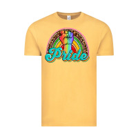 Vintage Mustard pride rainbow Vintage Tee - OliviaCreatesArt