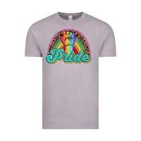 Vintage Zinc pride rainbow Vintage Tee - OliviaCreatesArt