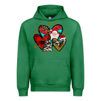 Emerald heart  wood slice ornament Urban Hoodie - JahusDesignShop